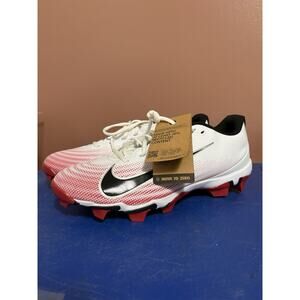 Nike Men’s Vapor Shark 3 Cleats White And Red Size 14